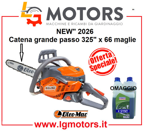 Motosega oleo mac 411 - motosega, gs